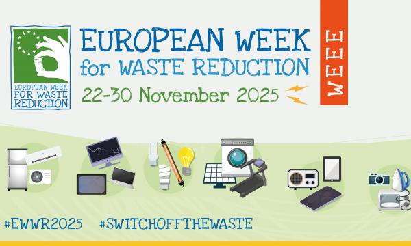22-30 novembre 2025 Settimana Europea per la Riduzione dei Rifiuti (SERR)