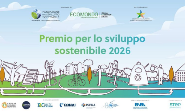 Sono aperte le candidature per il Premio per lo Sviluppo Sostenibile 2026.