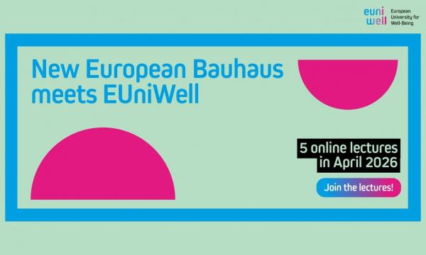 Aperte le iscrizioni per la NEB meets EUniWell Lecture Series 2026: vola al Festival di Bruxelles!